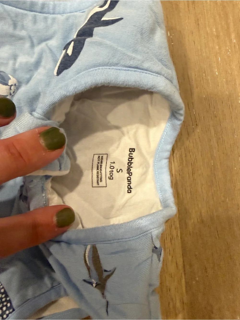Light Blue Ocean Friends Zip Front Sleep Sack for Kids